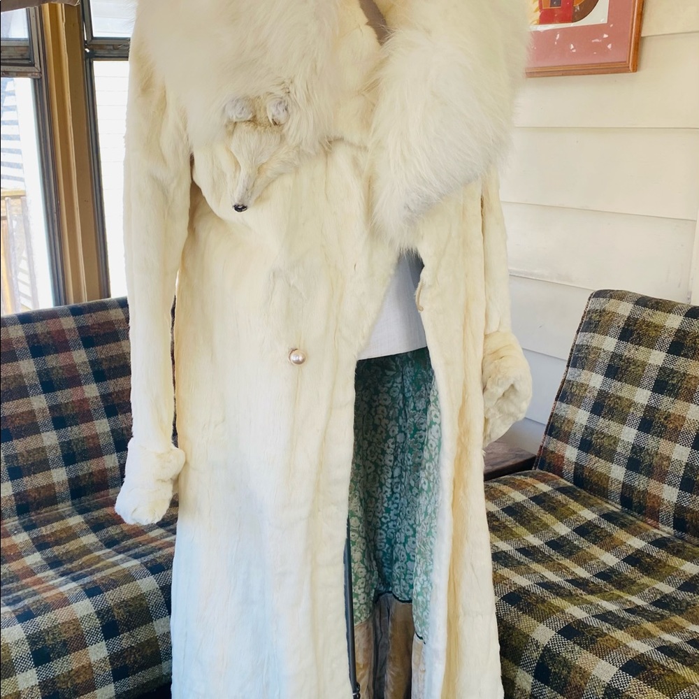 Vintage 1920s Ziegfeld Follies Flapper White Ermine F Gem Vintage 1920s Ziegfeld Follies Flapper White Ermine F Gem